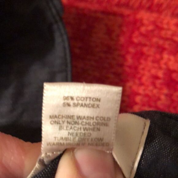 LOFT 6 Denim Like Chambray Navy Cotton Dress Shorts - Picture 11 of 11